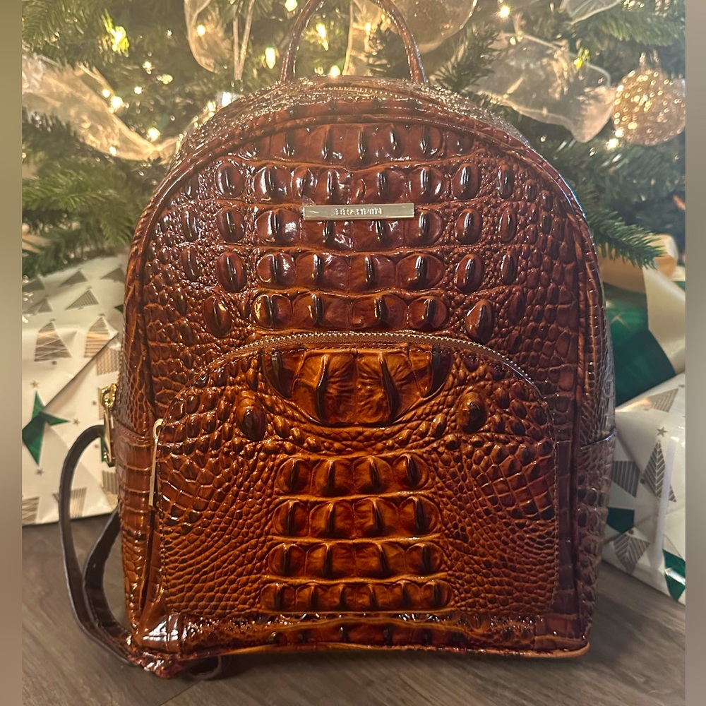Brahmin Dartmouth mini Backpack in Pecan Melbourne